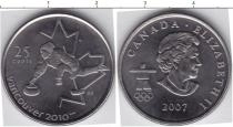 Продать Монеты Канада 25 центов 2007 Сталь покрытая никелем
