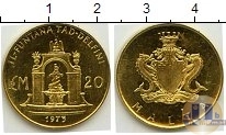 Продать Монеты Мальта 20 фунтов 1973 Золото