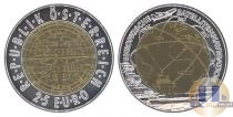 Продать Монеты Австрия 25 евро 2006 Биметалл