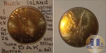 Продать Монеты Остров Бак 1 buck 1958 