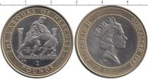 Продать Монеты Гибралтар 2 фунта 1997 Биметалл