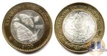 Продать Монеты Мексика 100 песо 2006 Биметалл