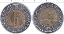 Продать Монеты Сан-Марино 500 лир 1997 Биметалл