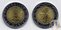Продать Монеты Сан-Марино 500 лир 0 Биметалл