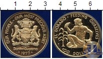 Продать Монеты Гайана 100 долларов 1977 Золото
