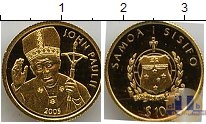 Продать Монеты Самоа 10 долларов 2005 Золото