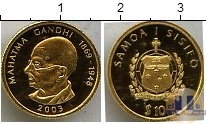 Продать Монеты Самоа 10 долларов 2003 Золото