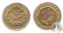 Продать Монеты Остров Святой Елены 20 пенсов 0 Медно-никель