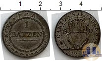 Продать Монеты Швейцария 1 батзен 1811 Серебро