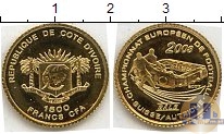 Продать Монеты Кот-д`Ивуар 1500 франков 2007 Золото