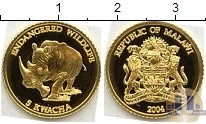 Продать Монеты Малави 5 квач 2004 Золото