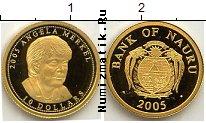 Продать Монеты Науру 10 долларов 2005 Золото