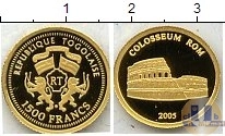 Продать Монеты Того 1500 франков 2005 Золото