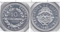 Продать Монеты Коста-Рика 10 сентим 1982 Алюминий