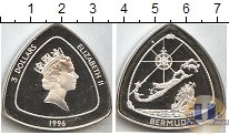 Продать Монеты Бермудские острова 3 доллара 1996 Серебро