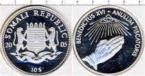 Продать Монеты Сомали 10 долларов 2005 Серебро