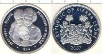 Продать Монеты Сьерра-Леоне 10 долларов 2007 Серебро