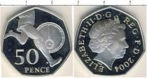 Продать Монеты Великобритания 50 пенсов 2004 Серебро