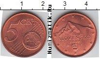 Продать Монеты Словения 5 евроцентов 2009 сталь с медным покрытием