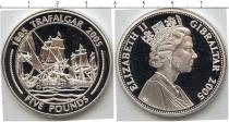 Продать Монеты Гибралтар 5 фунтов 2005 Серебро