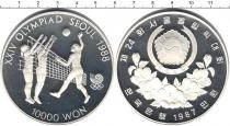 Продать Монеты Северная Корея 10000 вон 1987 Серебро