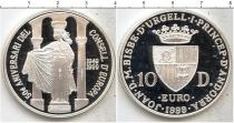 Продать Монеты Андорра 10 динерс 1999 Серебро