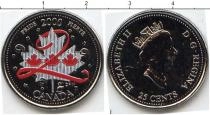 Продать Монеты Канада 25 центов 1999 Серебро
