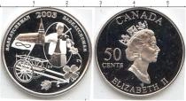Продать Монеты Канада 50 центов 2003 Серебро