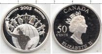 Продать Монеты Канада 50 центов 2002 Серебро
