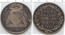 Продать Монеты Швейцария 40 батзен 1813 Серебро