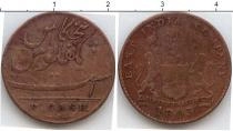 Продать Монеты Индия 5 кэш 1803 Медь