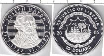 Продать Монеты Либерия 10 долларов 2005 Серебро