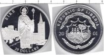 Продать Монеты Либерия 10 долларов 2001 Серебро