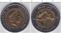 Продать Монеты Австралия 5 долларов 2000 Биметалл
