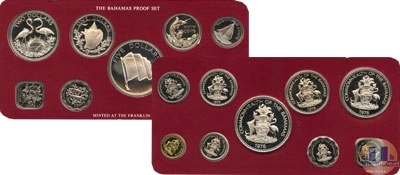 Продать Подарочные монеты Багамские острова Выпуск 1976 года 1976 