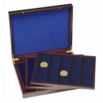 Продать Аксессуары для монет Кейсы Деревянный кейс для монет HMK3T 20M BL 0 