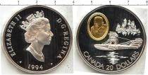Продать Монеты Канада 20 долларов 1994 Серебро