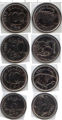 Продать Наборы монет Бразилия Бразилия 1993-1994 0 Медно-никель