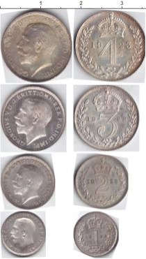 Продать Наборы монет Великобритания Маунди-сет 1921 (Благотворительный набор) 1921 Серебро