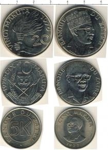 Продать Наборы монет Заир Заир 1976-1978 0 Медно-никель