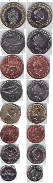 Продать Наборы монет Остров Святой Елены Остров Святой Елены 1991-2003 0 