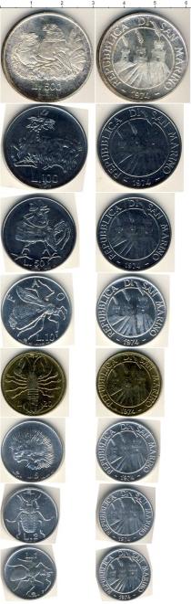 Продать Наборы монет Сан-Марино Сан-Марино 1974 1974 