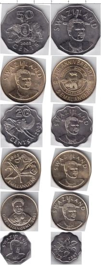 Продать Наборы монет Свазиленд Свазиленд 1999-2007 0 