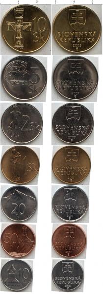 Продать Наборы монет Словакия Словакия 2001-2007 0 