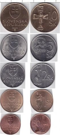 Продать Наборы монет Словакия Словакия 2003-2007 0 