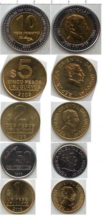 Продать Наборы монет Уругвай Уругвай 1998-2005 0 