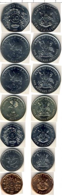 Продать Наборы монет Уганда Уганда 1987-2007 0 