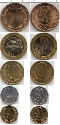 Продать Наборы монет Чили Чили 2001-2006 0 