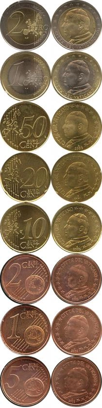 Продать Подарочные монеты Ватикан Евронабор 2005 2005 
