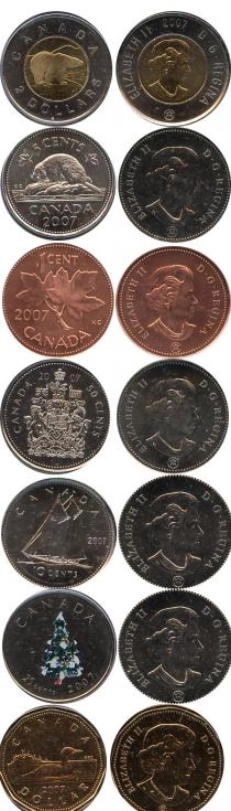 Продать Подарочные монеты Канада Зимняя сказка 2007 